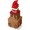 Reindeer Plush Stacking Boxes - 35Cm