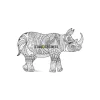 Rhino Relax Colour Craft & Keep Cardboard Cutout - 93Cm X 62Cm