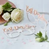 Rose Gold Best Day Ever Paper Glasses (8Pk)