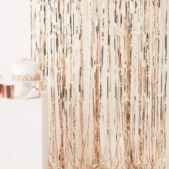 Rose Gold Foil Curtain - 2.5M X 1M