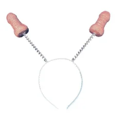 Rose Gold Glitter Willy Head Boppers