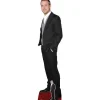 Ryan Gosling Black Suit Cardboard Cutout - 185Cm X 45Cm