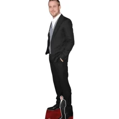 Ryan Gosling Black Suit Cardboard Cutout - 185Cm X 45Cm