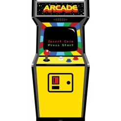 80's Video Arcade Game Cardboard Cutout - 184Cm X 86Cm