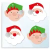 Santa & Elf Pom Pom Gift Tags (8Pk)