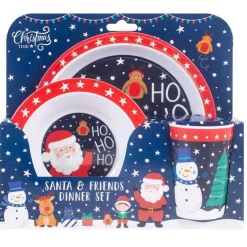 Santa & Friends Melamine Dinner Set