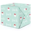 Santa Christmas Personalised Wrapping Paper - 62 X 100Cm Sheet