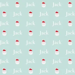 Santa Christmas Personalised Wrapping Paper - 62 X 100Cm Sheet