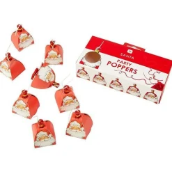 Santa Party Poppers (8Pk)