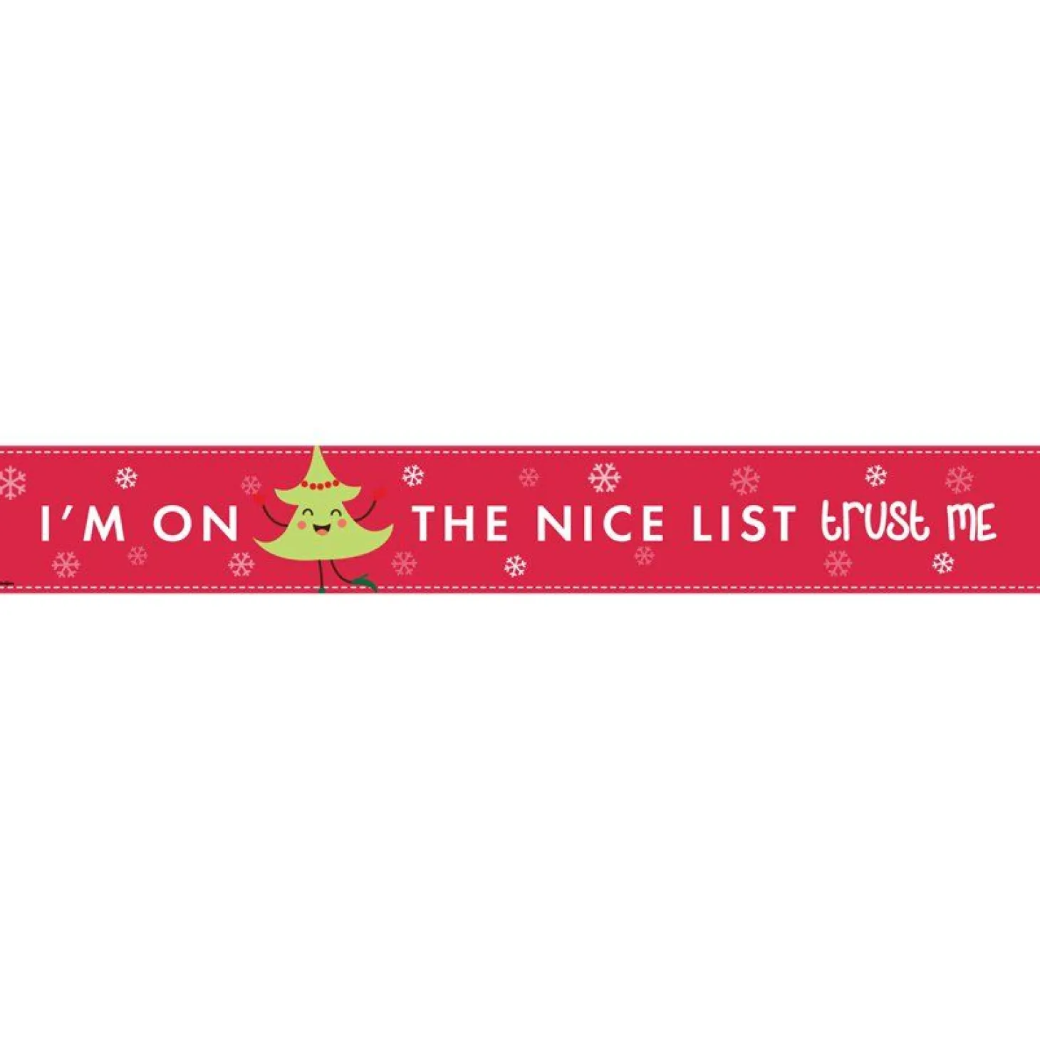 Santa Please Stop Here Paper Door Banners - 1M (3Pk)