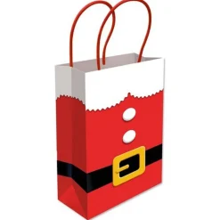 Santa Suit Paper Gift Bag - 22Cm