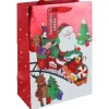 Santa Train Extra Large Gift Bag - 45.5Cm X 33Cm