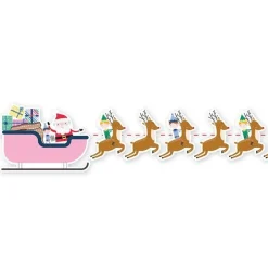 Santa's Sleigh Banner - 2M