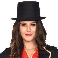 Satin Look Top Hat