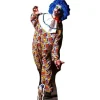 Scary Male Clown Cardboard Cutout - 175Cm X 68Cm