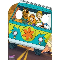 Scooby Doo Mystery Machine Stand-In Cardboard Photo Prop - 134Cm X 98Cm