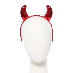 Sequinned Devil Horns Headband