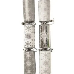 Silver And White Catering Crackers - 28Cm (50Pk)