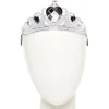 Silver Clear Gem Tiara - Child