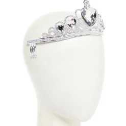 Silver Clear Gem Tiara - Child