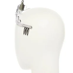 Silver Clear Gem Tiara - Child