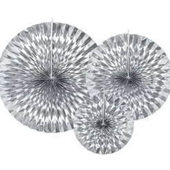 Silver Fans (3Pk)