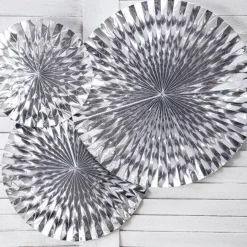 Silver Fans (3Pk)