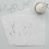 Silver Foiled Merry Christmas Paper Napkin - 33Cm (20Pk)