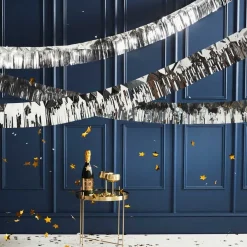 Silver Fringe Foil Garland - 5M
