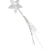 Silver Glitter Star Wand - 45Cm
