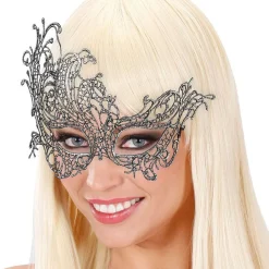 Silver Lace Masquerade Mask