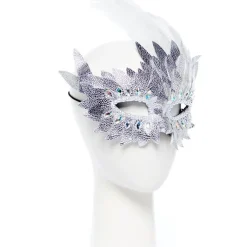Silver Layered Masquerade Mask