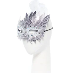 Silver Layered Masquerade Mask