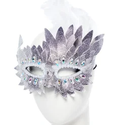Silver Layered Masquerade Mask
