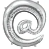 Silver Letter @ Balloon - 16" Foil