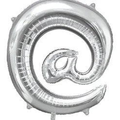 Silver Letter @ Balloon - 16" Foil
