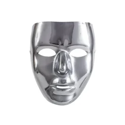 Silver Masquerade Face Mask