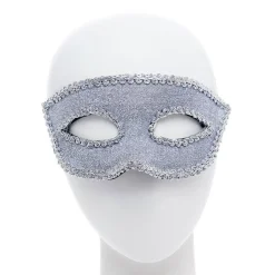 Silver Masquerade Mask With Ribbon