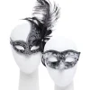 Silver Masquerade Masks For Couples