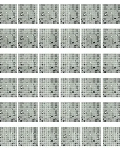 Silver Sequin Acrylic Backed Wall Panel Kit (36Pcs)