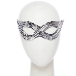 Silver Sequin Mask