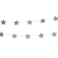 Silver Star Garland - 3.6M