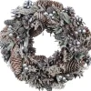 Silver Woodland Wreath - 30Cm