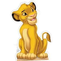 Simba Lion King Cardboard Cutout - 84Cm X 58Cm