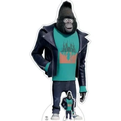 Sing 2 Johnny Mountain Gorilla Large Cardboard Cutout - 157Cm X 78Cm