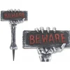 Skeleton Arm Beware Sign - 53Cm