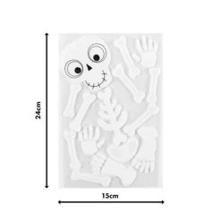 Skeleton Gel Window Cling