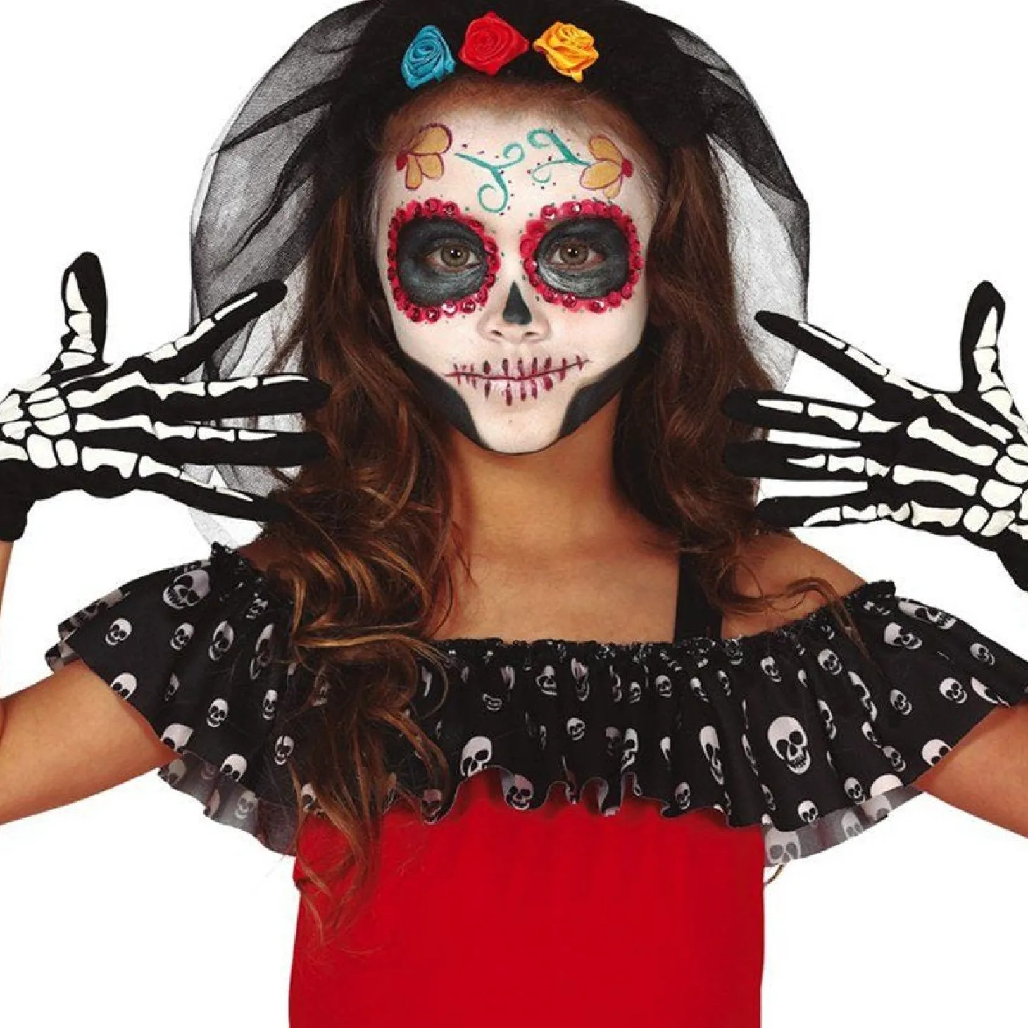 Skeleton Gloves - Child