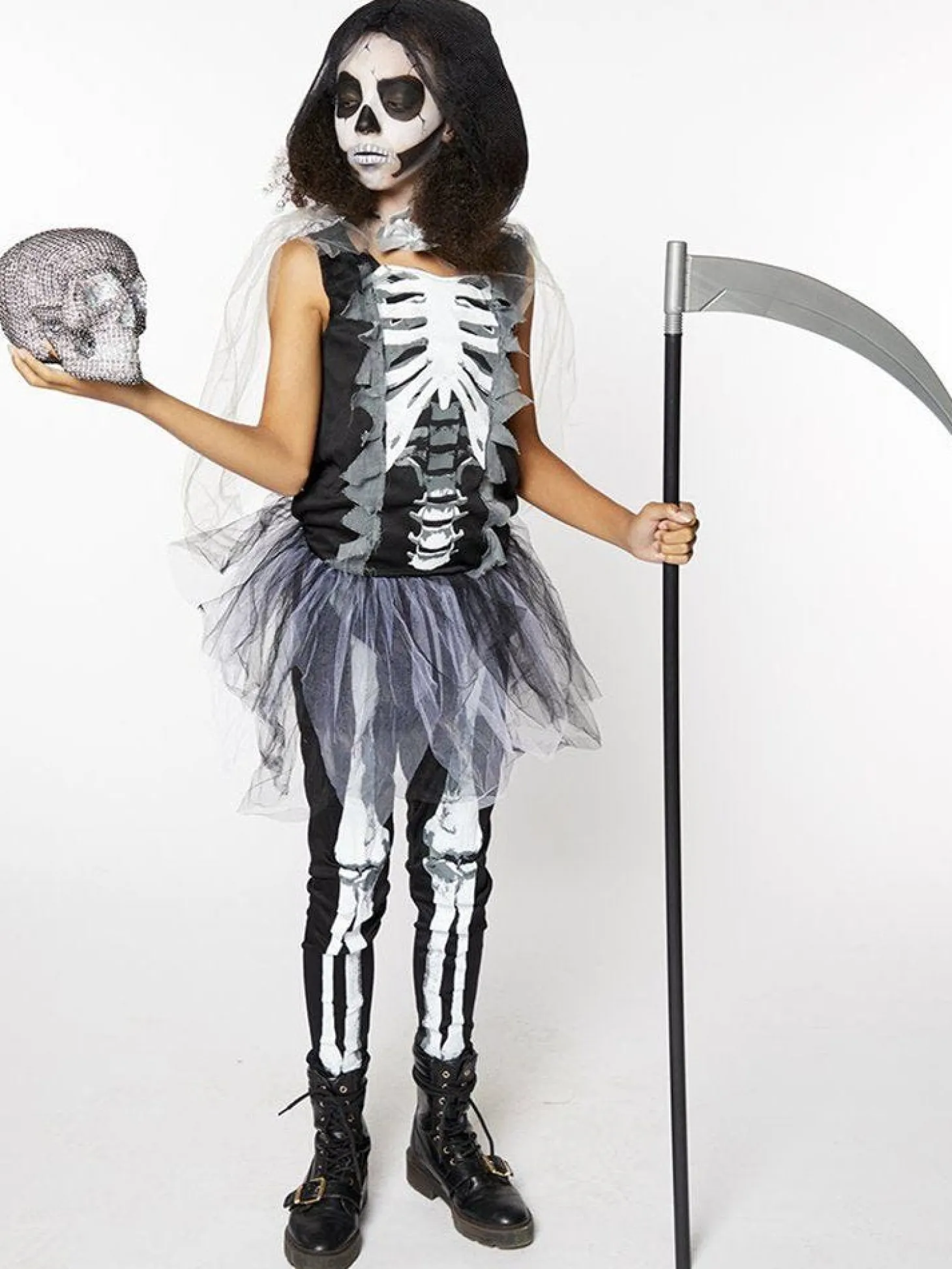 Skeleton Reaper - Child And Teen Costume