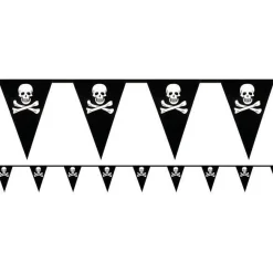 Skull & Crossbone Flag Bunting - 6M